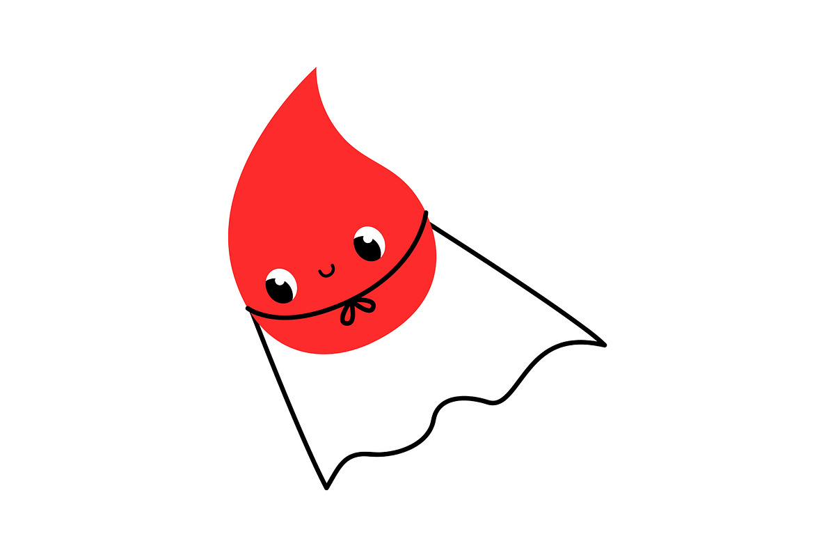 Blood Drop Superhero Medical Donor, a Healthcare Illustration by the_myro (Photo 5 of 12)