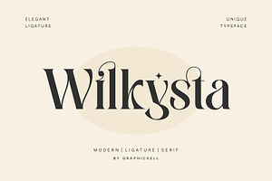 Wilkista - Ligature Typeface