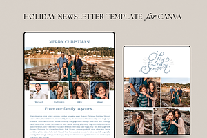 Christmas Newsletter for Canva