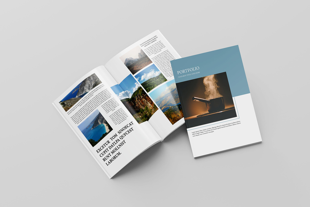 Portfolio Template, a Brochure Template by retrographix (Photo 3 of 13)