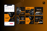 Fitness Training Instagram Post, a Social Media Template by CavenArt (Thumbnail 3 of 5)