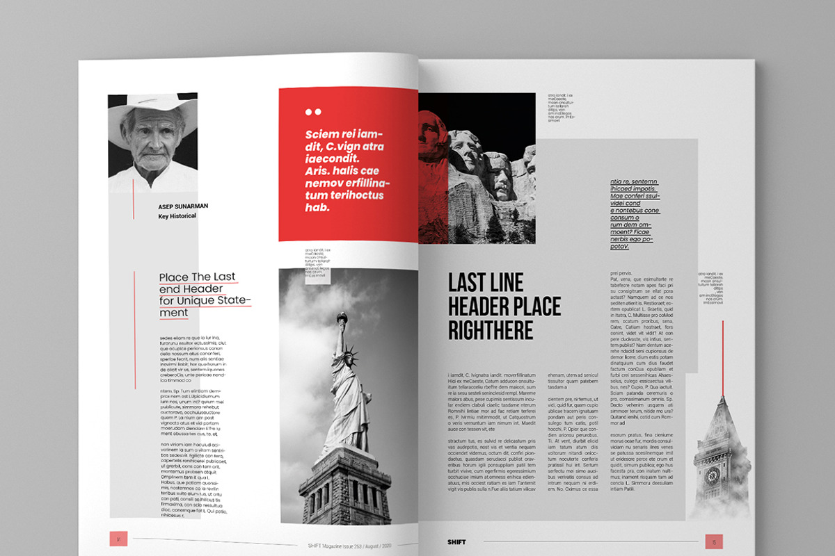Shift - Magazine Template, a Magazine Template by inspirasign (Photo 9 of 9)