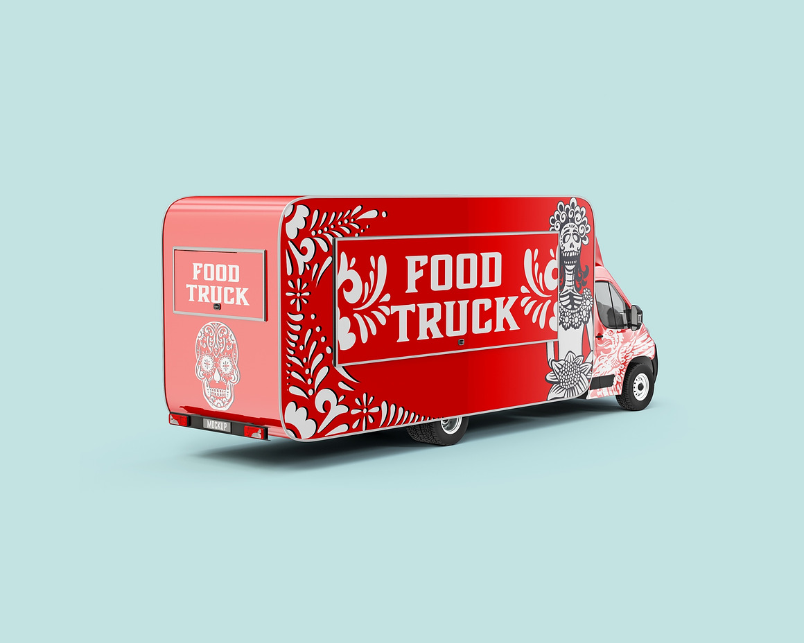 Food Truck Caravan Mockup, a Product Mockup by OneVectorStock (Photo 15 of 16)