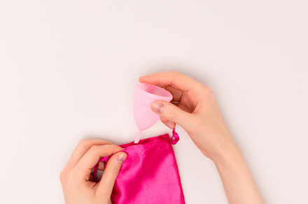 Female hands hold the menstrual cup., a Health & Medical Photo by rorygez fresh