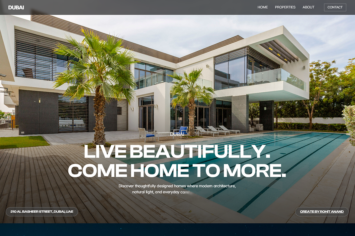 Premium Real Estate Framer Template, a Landing Page Template by Graphicuss (Photo 2 of 5)
