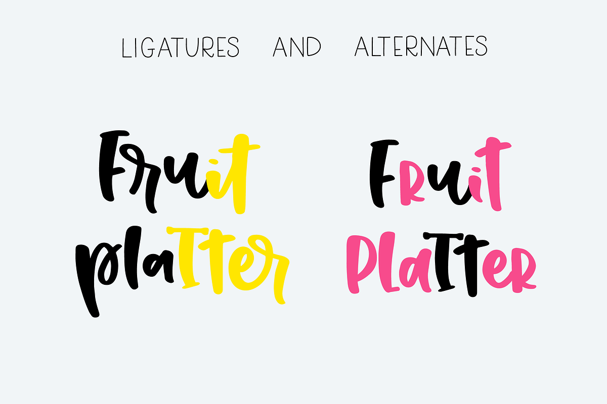 Strawberry Shortcake Font & Extras preview 3