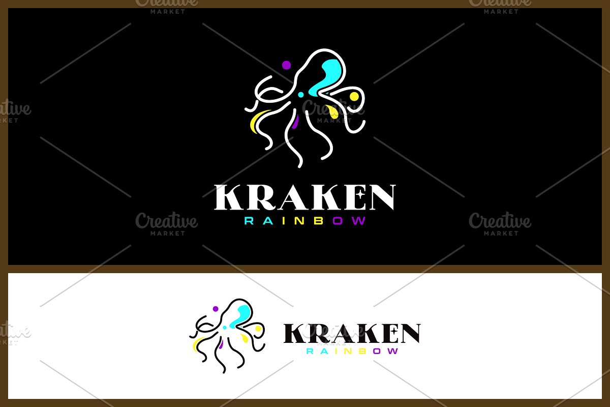 Minimalist Octopus Squid Logo, a Branding & Logo Template by Atlantis X Nurman Arbai (Photo 1 of 2)