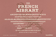 The French Library, a Serif Font by Komet & Flicker (Thumbnail 14 of 14)