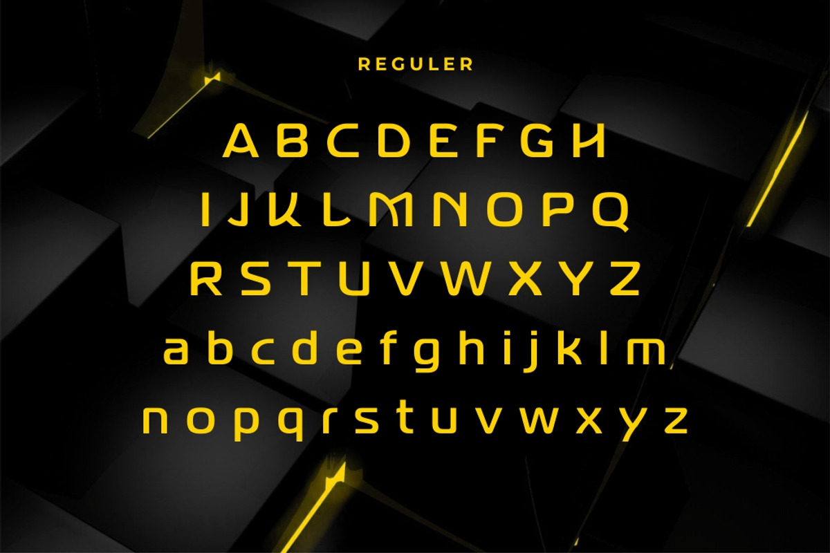 KAYCEX FONT, a Sans Serif Font by Kreabie (Photo 3 of 5)
