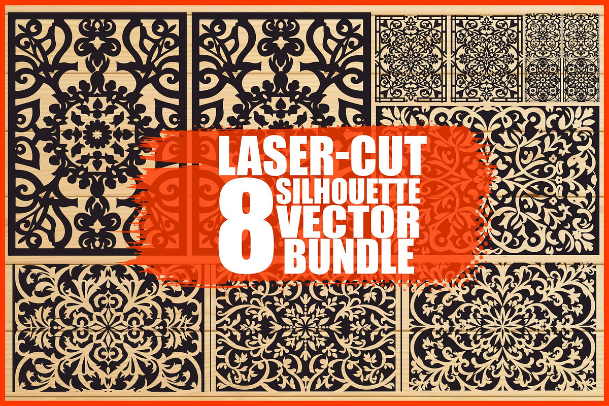 Ornamental Laser Cut Silhouettes, an Illustration by BIPLOB EXPERT (Photo 1 of 9)