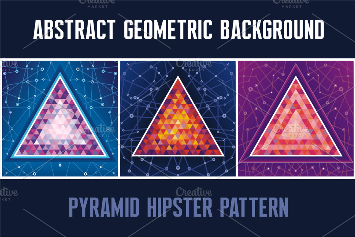 Pyramid Hipster Backgrounds