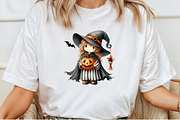Whimsical Halloween Dolls Clipart, an Illustration by Pixels.Craft (Thumbnail 4 of 7)