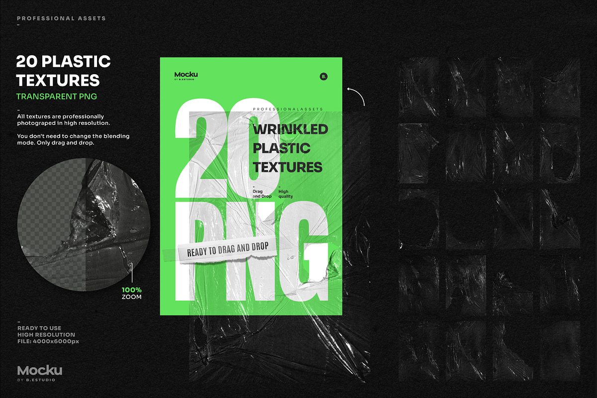Plastic textures bundle, a Texture Graphic by Mocku (Photo 8 of 21)