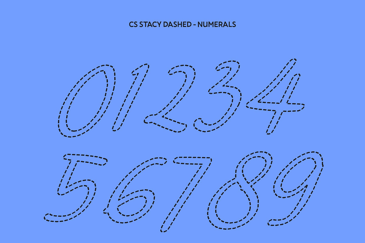 CS Stacy Dashed, a Handwritten Font by Craft Supply Co. (Photo 5 of 8)
