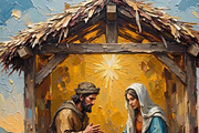 Jesus Christmas Nativity Bundle Set, a Person Illustration by PLUM&FIGS (Thumbnail 23 of 32)