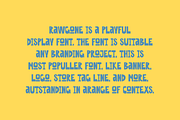 Rawgone - Comic & Kids Font, a Sans Serif Font by QR Design Studio (Thumbnail 4 of 6)