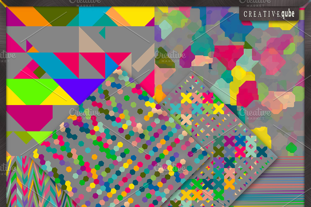 Digital Paper Pack - Pixels preview 2