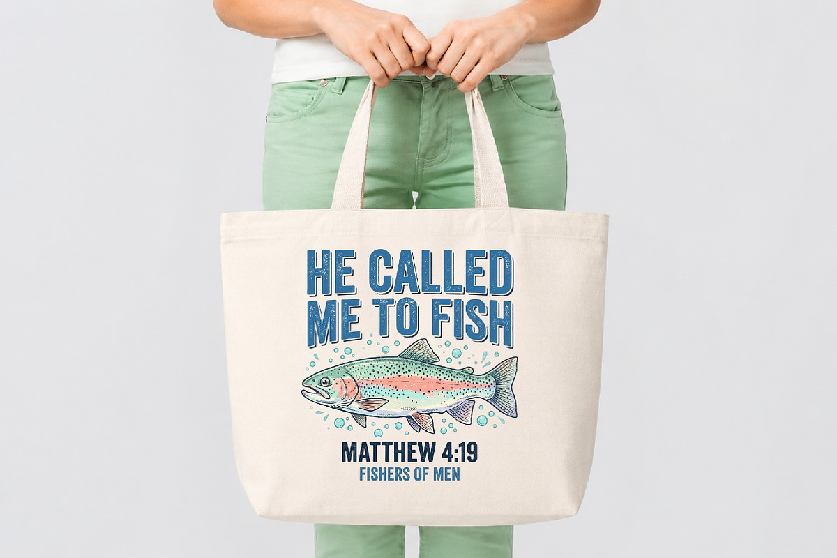 He Called Me to Fish Christian PNG, a Seasonal Illustration by Canvas Craft (Photo 4 of 6)