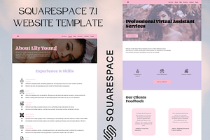 Lily Young VA Website Template