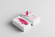 Templates  Makeup business card., a Business Card Template by Gulnara Khadeeva (Thumbnail 3 of 10)