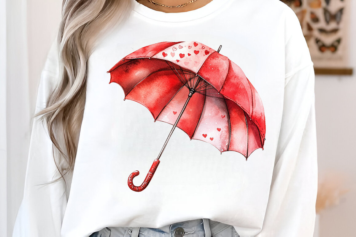 Watercolor Valentine's Day Clipart, an Illustration by Canvas Craft (Photo 4 of 6)
