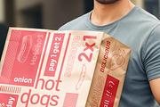Restaurant Delivery Paper Bag Mockup, a Product Mockup by rebrandy (Thumbnail 6 of 8)