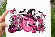 BOO Halloween PNG, Cute Girly Ghost, a Seasonal Illustration by Coco Bloom (Thumbnail 3 of 4)