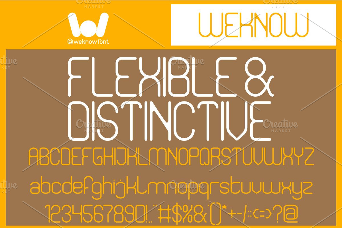Humanized Machine font, a Font by weknow (Photo 2 of 8)