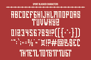 Blasher - Sport Baseball Font, a Slab Serif Font by Pandeka Studio (Thumbnail 12 of 12)