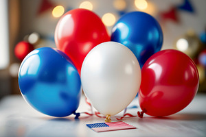 USA Patriotic party decor, a Holiday Photo by rarrarorro