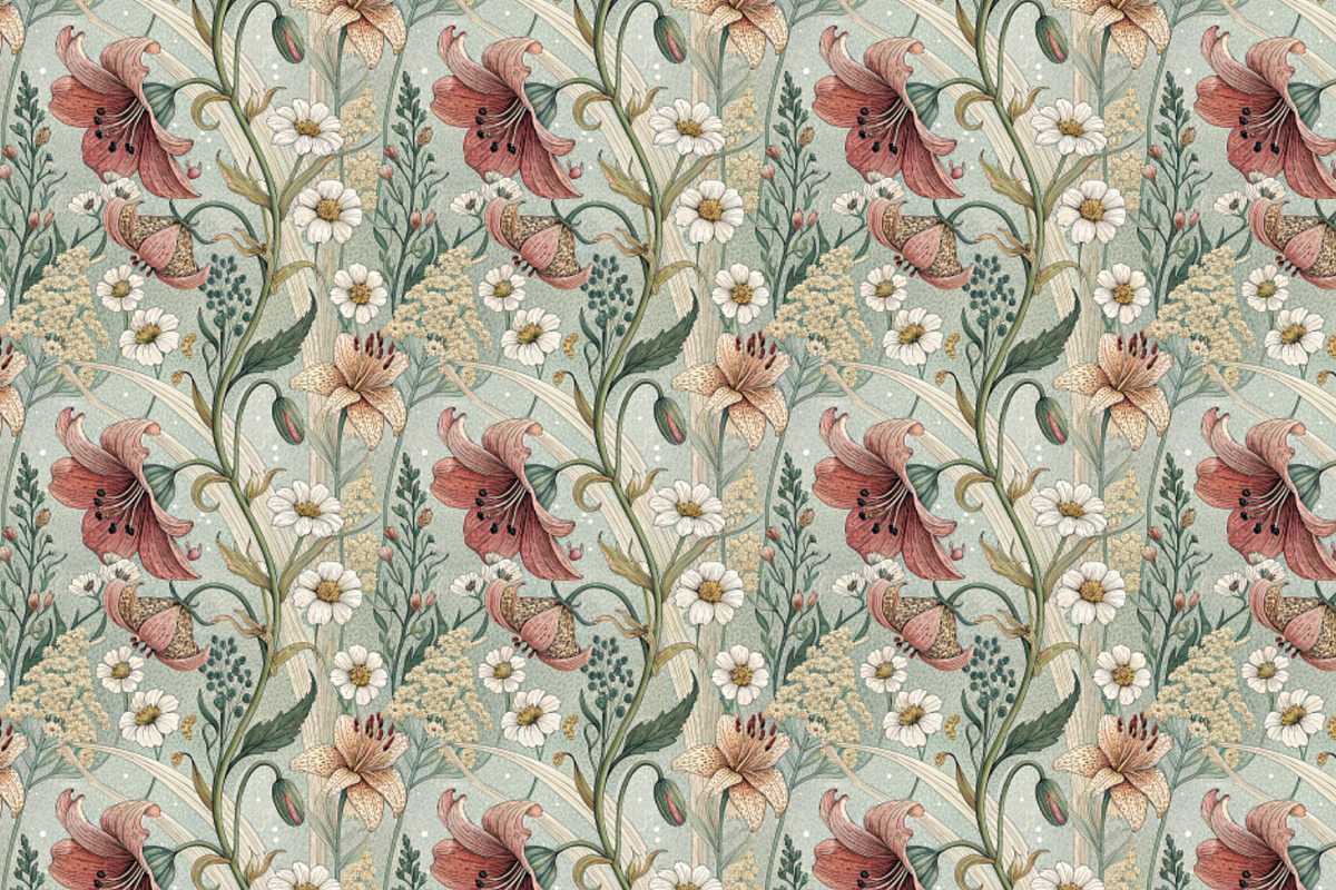 Botanic Garden Seamless Pattern Set, a Pattern Graphic by Designs by Helen Trupak (Photo 6 of 8)