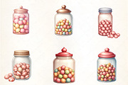 Candy Jar Clipart, an Illustration by CrexoraLab (Thumbnail 5 of 5)