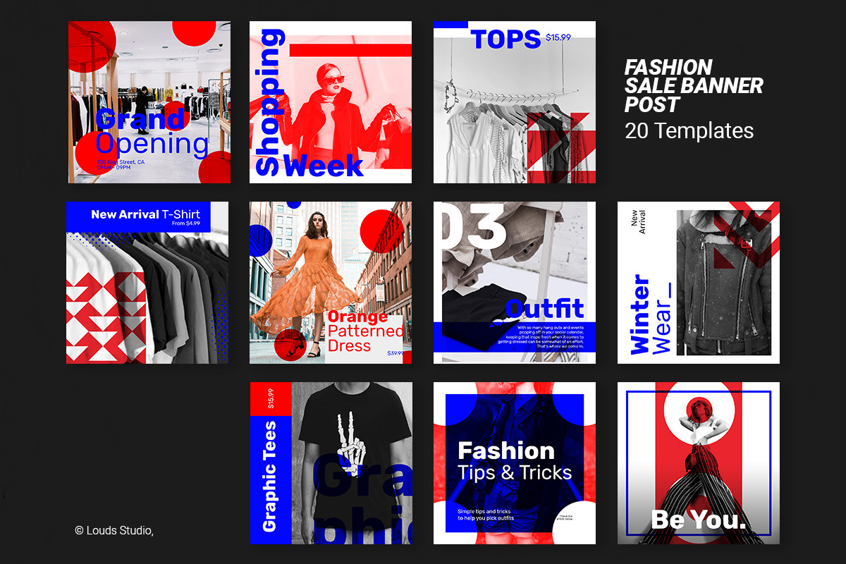Indigo - IG Post Fashion Sale, a Social Media Template by Louds Studio (Photo 4 of 5)