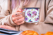 Pattern Collection, Purple Poppy, a Pattern Graphic by MitrushovaArt (Thumbnail 5 of 9)