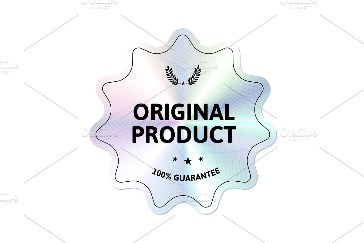 Sticker badge an original product, an Object Illustration by Woters little shop