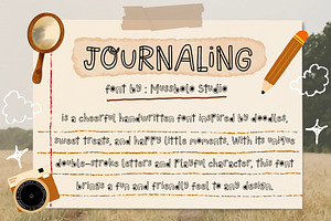 Journaling Doodle font