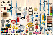 Y2K Collage 400 PNG Elements, an Object Graphic by DreamoraArt (Thumbnail 8 of 12)