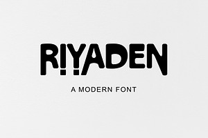 Riyaden Typeface