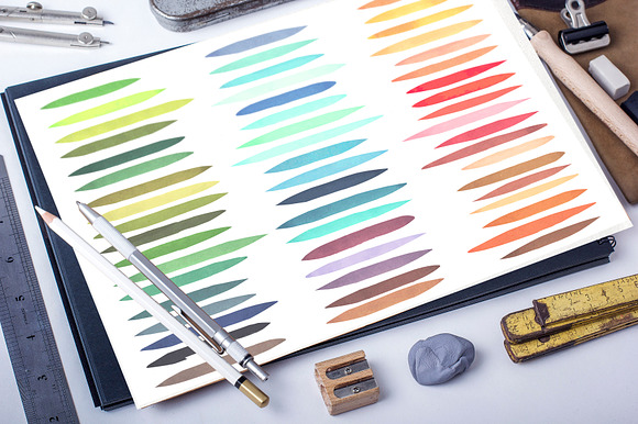 Marker brushes VECTOR preview 3