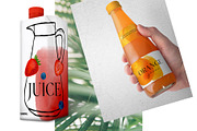 Juicy fruits Clipart collection, an Illustration by ViktoriaLapshyna (Thumbnail 10 of 14)
