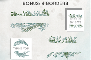 Eucalyptus Wreath Vector Graphics