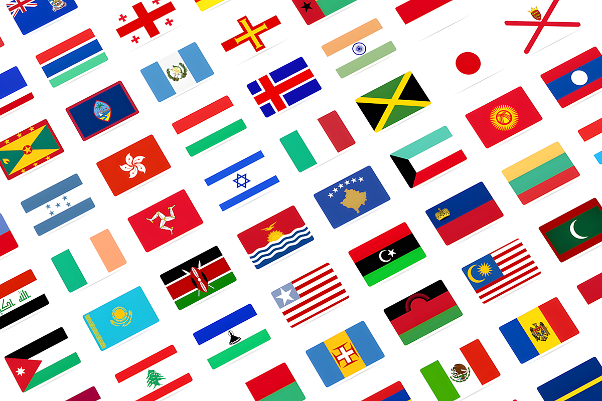 Flat Flags (228 Flags PNG/ICO/ICNS), a Solid Icon by alpercakici (Photo 3 of 6)