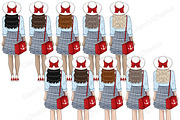Nautical Clipart, a Person Illustration by GlamArtZhanna (Thumbnail 6 of 7)