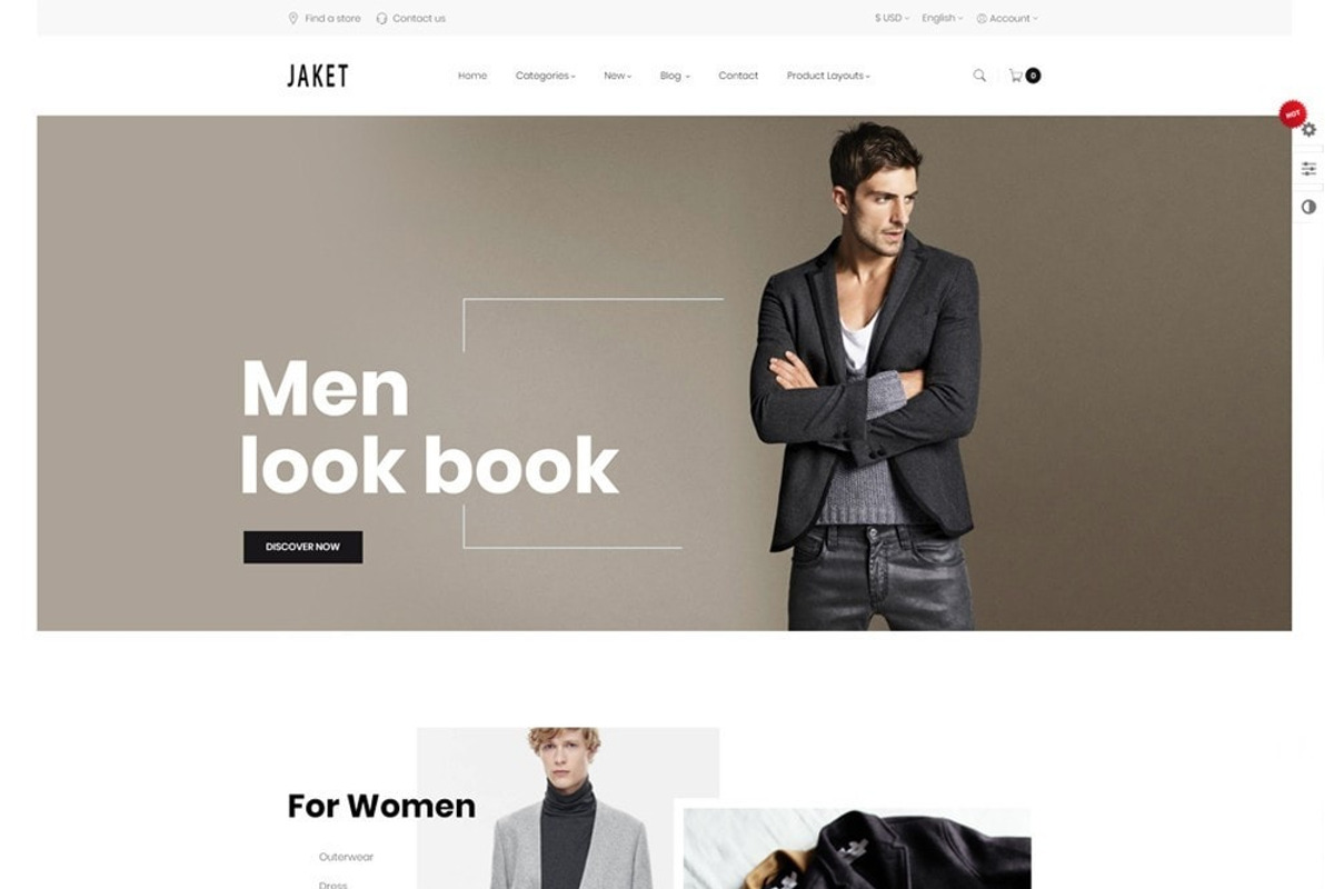 AP JACKET PRESTASHOP THEME, a Websites & App Template by apollotheme (Photo 1 of 8)
