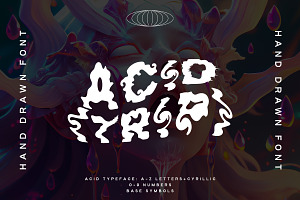 Acid(Trip) - Acid typeface +Cyrillic, a Symbol Font by saintricchi