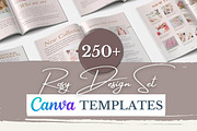 250+ Rosy Design Set Templates, a Social Media Template by ResumeFabs (Thumbnail 1 of 4)