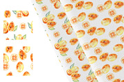 Watercolor tropical fruits., an Illustration by TaPilipa (Thumbnail 20 of 39)