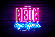 Neon Sign Effects, an Action Add-On by Indieground Design Inc.