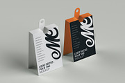 Set of Folding Hanging Tag mockups, a Packaging Mockup by Black Cat Studio (Thumbnail 13 of 13)