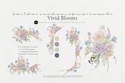 Bloom | Vivid Florals Watercolor, a Decorative Illustration by slowlivecreate (Thumbnail 3 of 6)